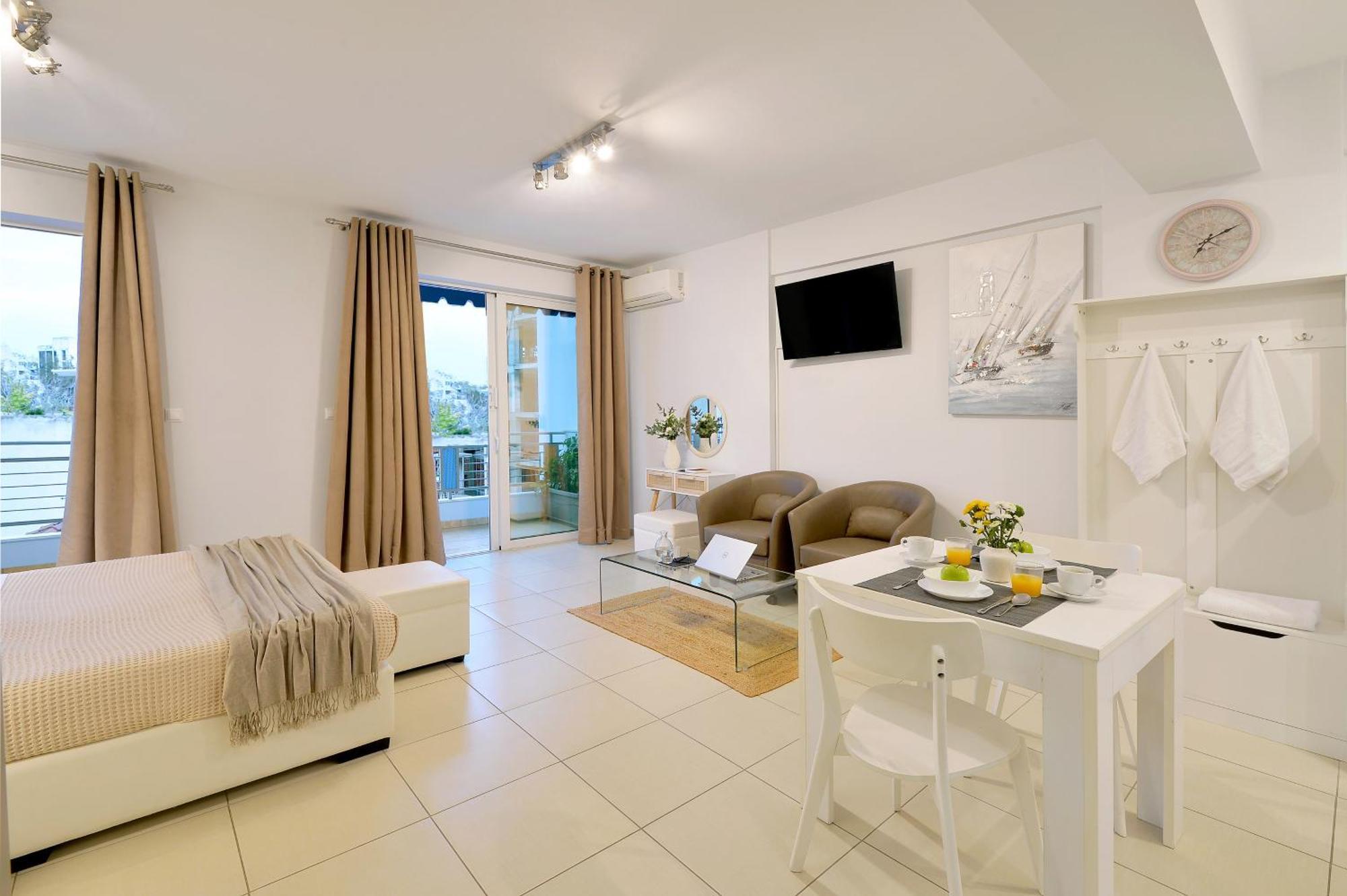 Alekos Apartments 1 Νetflix Athen Værelse billede